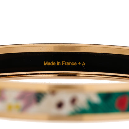 Hermes Enamel Printed Narrow Dans Un Jardin Anglais Bracelet 65 Arts And Crafts 3 of 5