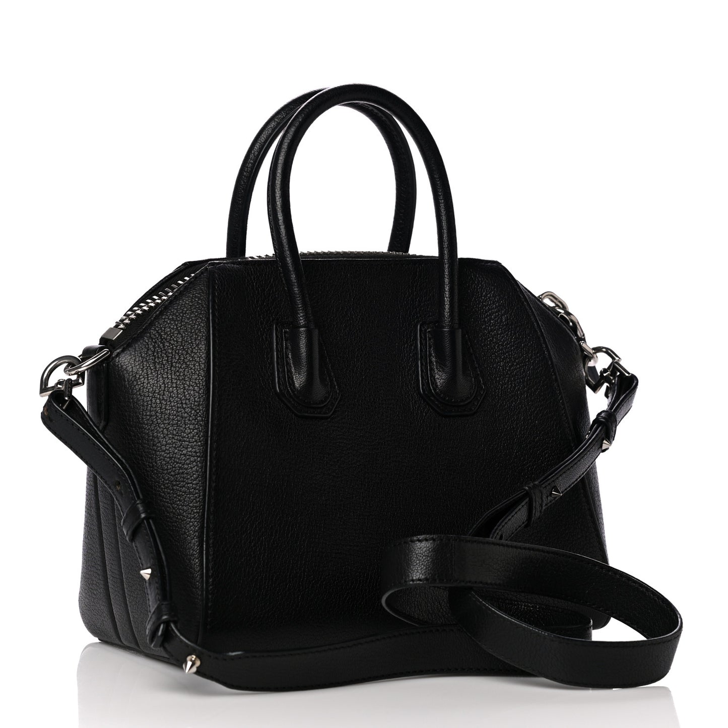 Sugar Goatskin Mini Antigona Black