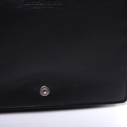 Bottega Veneta Lambskin Maxi Intrecciato Mini Cassette Crossbody Bag Black 12 of 18