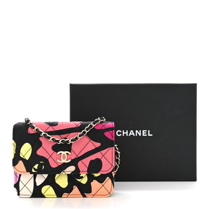 Chanel Canvas Printed CC Mini Clutch With Chain Multicolor 12 of 12