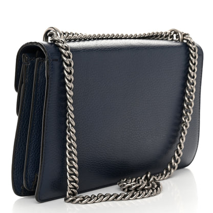 Gucci Pebbled Calfskin Small Dionysus Shoulder Bag Blue Agata 3 of 9