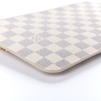 Louis Vuitton Damier Azur Neverfull MM GM Pochette Rose Ballerine 6 of 10