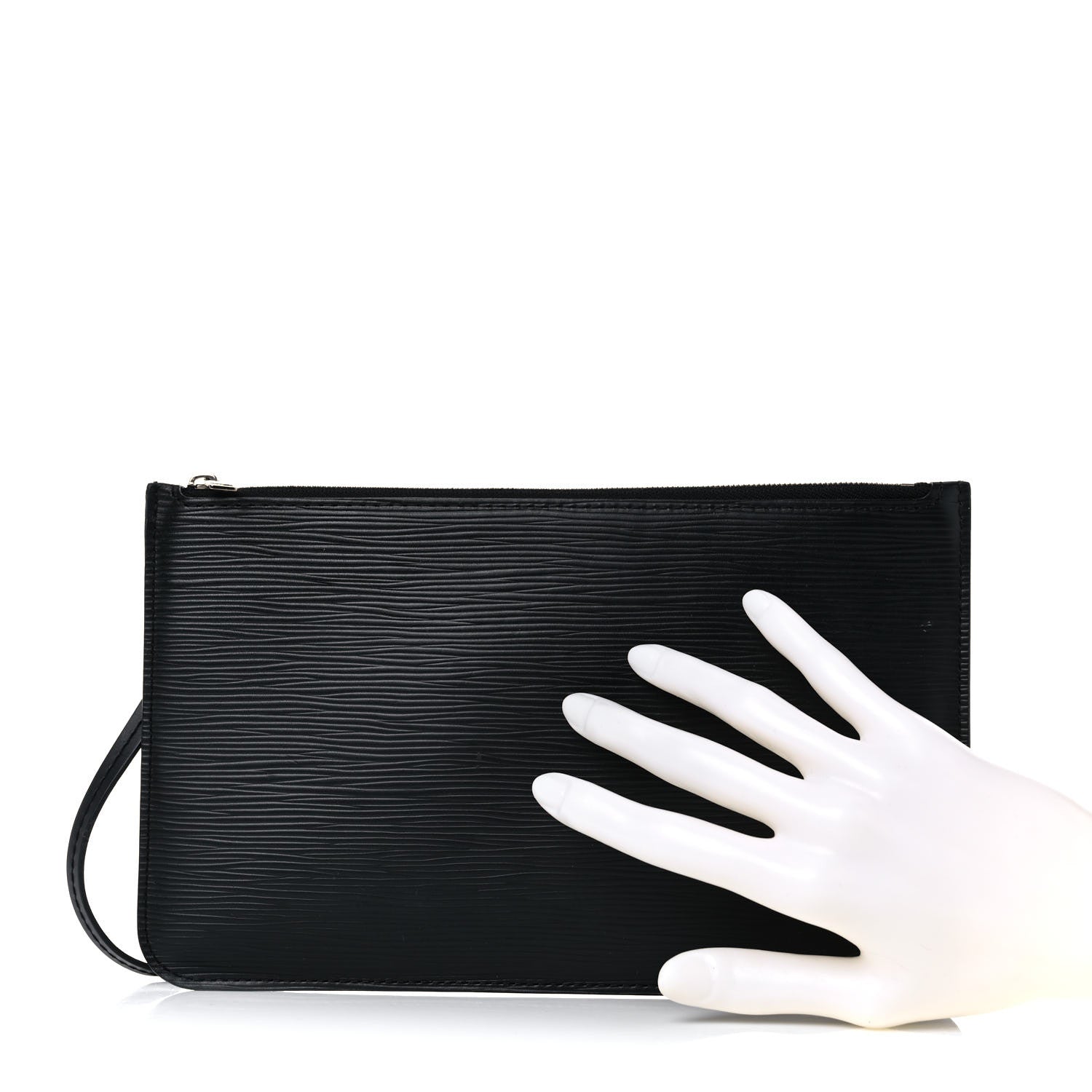 Louis Vuitton Epi Neverfull Pochette MM GM Black 2 of 15