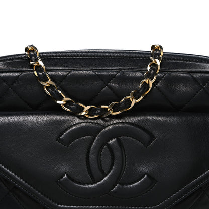Chanel Lambskin Quilted Tassel Camera Case Navy 9 of 11