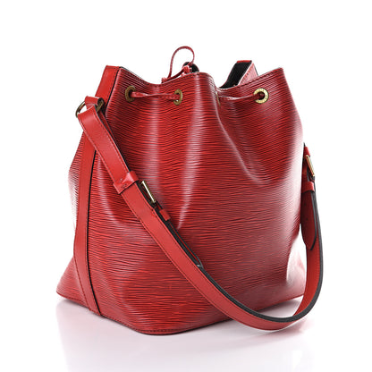 Louis Vuitton Epi Petit Noe Castillan Red 2 of 8