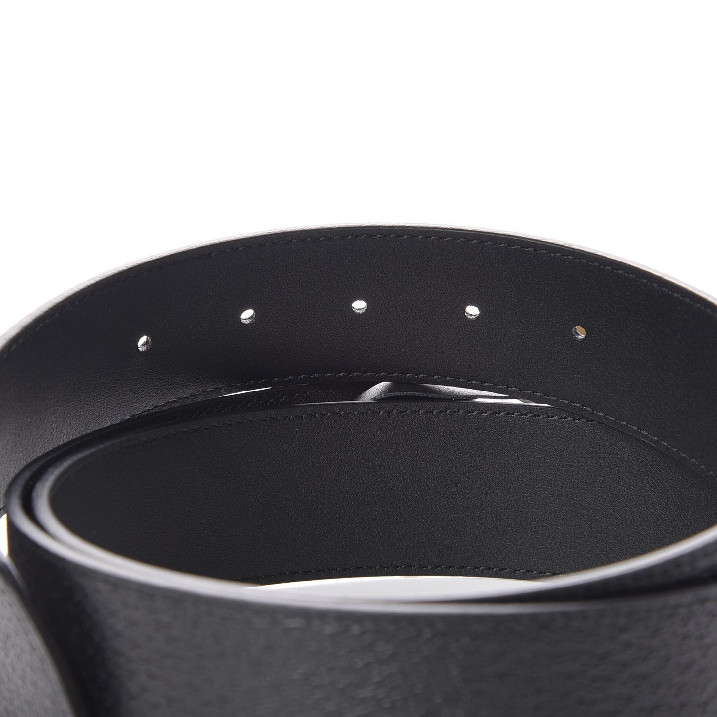 Textured Calfskin Double G 40mm Belt 105 42 Black