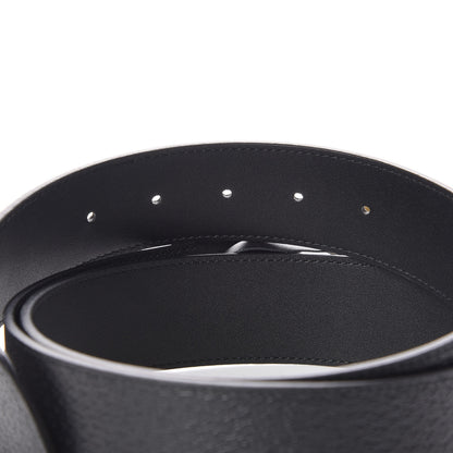 Gucci Textured Calfskin Double G 40mm Belt 105 42 Black 5 of 7