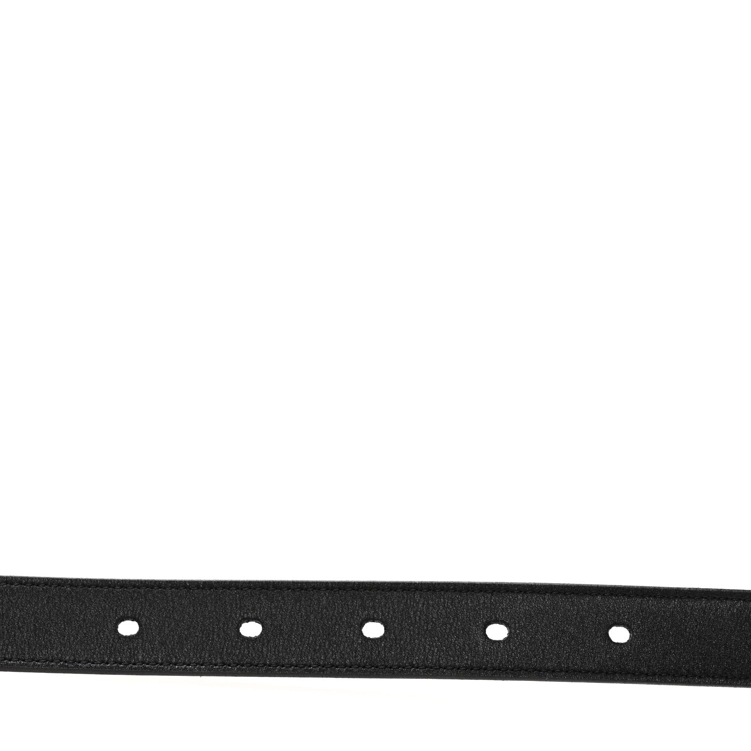 Saint Laurent Smooth Calfskin Square Buckle Belt 100 40 Black 3 of 8