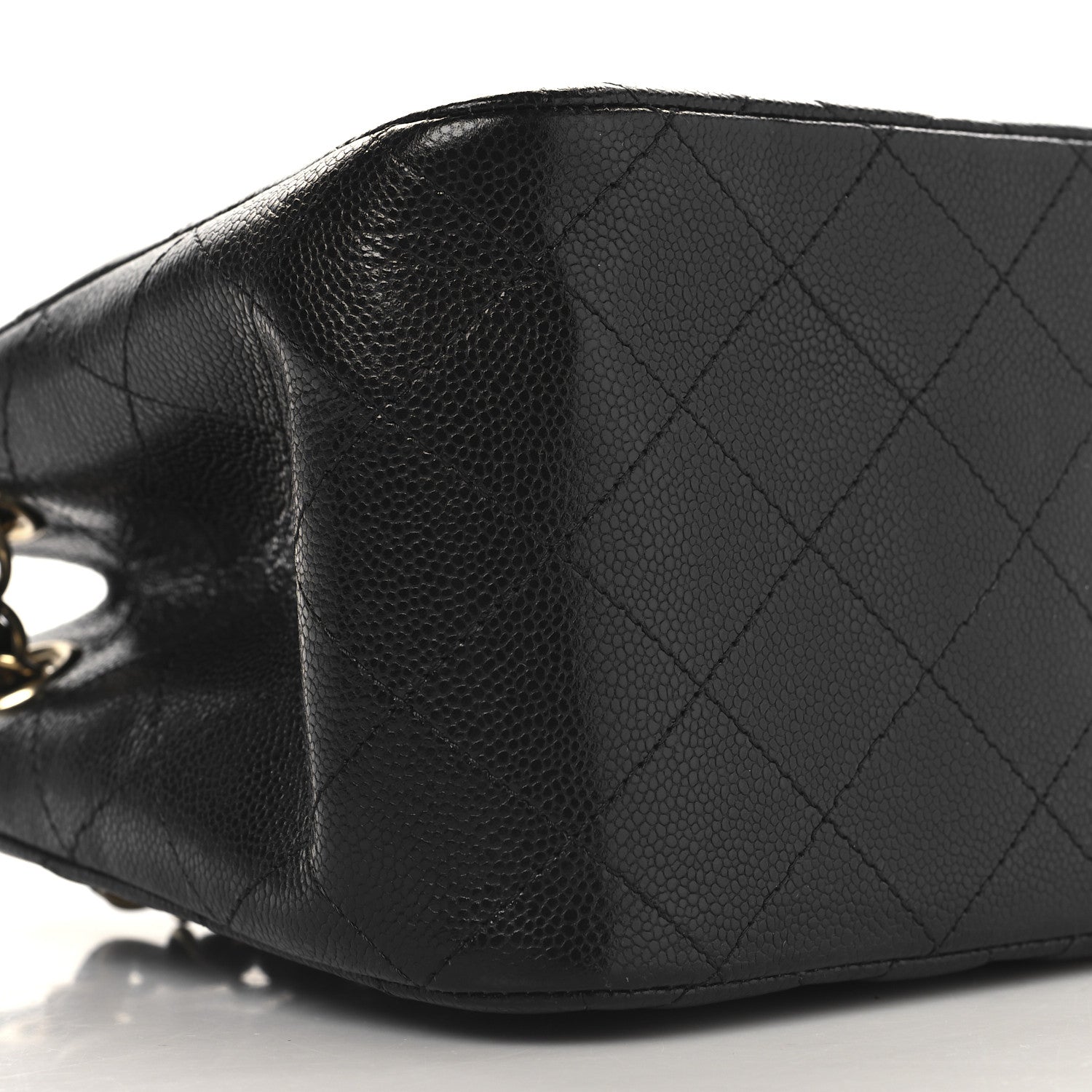 Chanel Caviar Quilted Mini Bucket Bag Black 9 of 10
