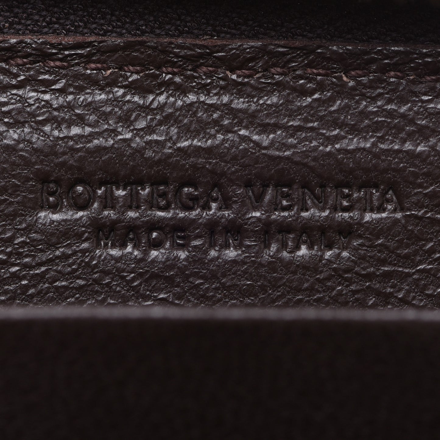 Nappa Intrecciato Zip Around Coin Purse Ebano