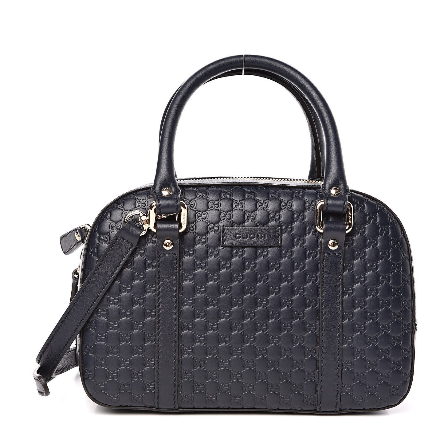 Soft Microguccissima Small Crossbody Bag Blue