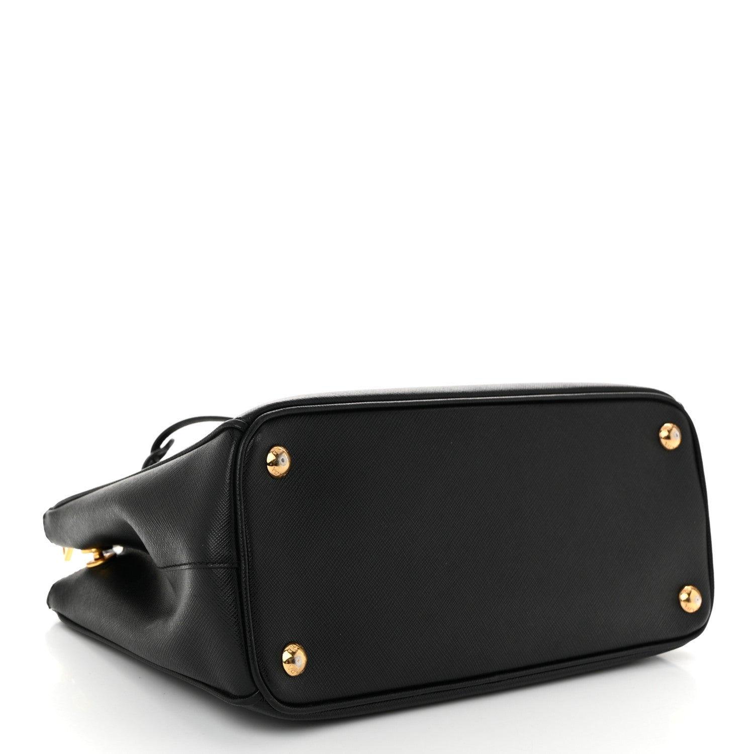 Prada Saffiano Small Galleria Double Zip Tote Black 4 of 10