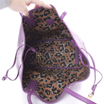MCM Visetos Medium Project Reversible Shopper Tote Purple 9 of 17