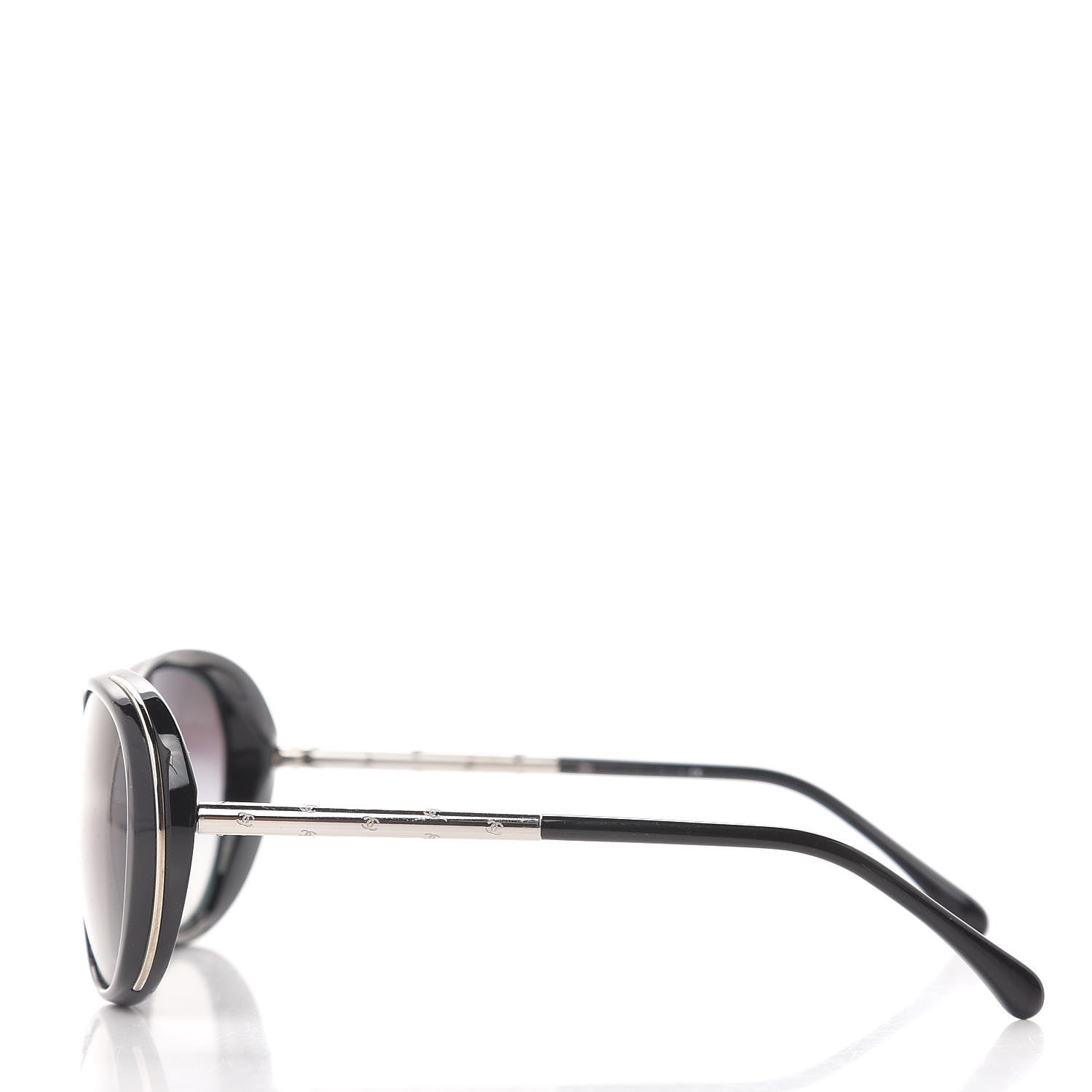 Chanel Acetate Butterfly CC Sunglasses 6037 Black 3 of 7