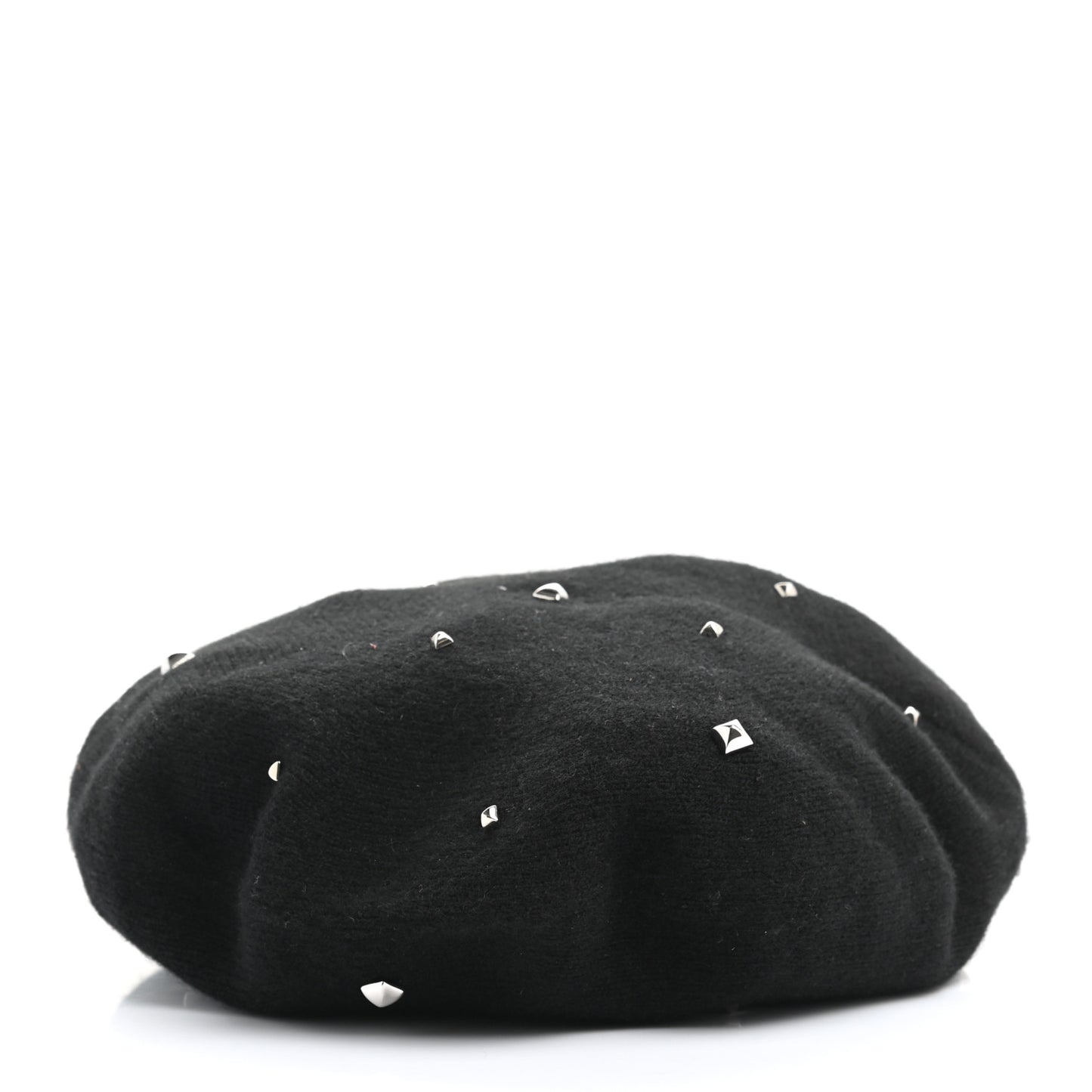 Cashmere Medor Studded Darling Beret S Black