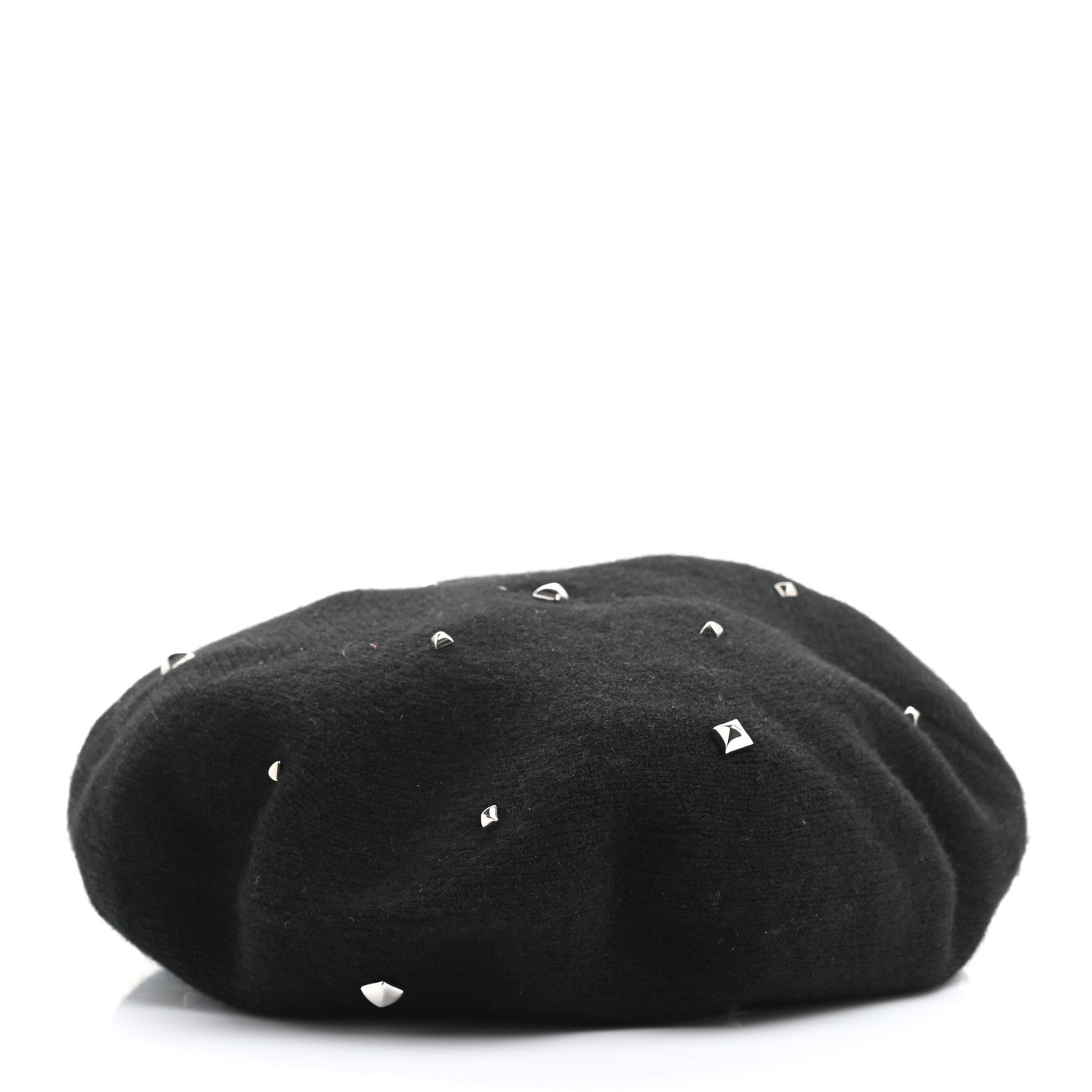 Hermes Cashmere Medor Studded Darling Beret S Black 4 of 8