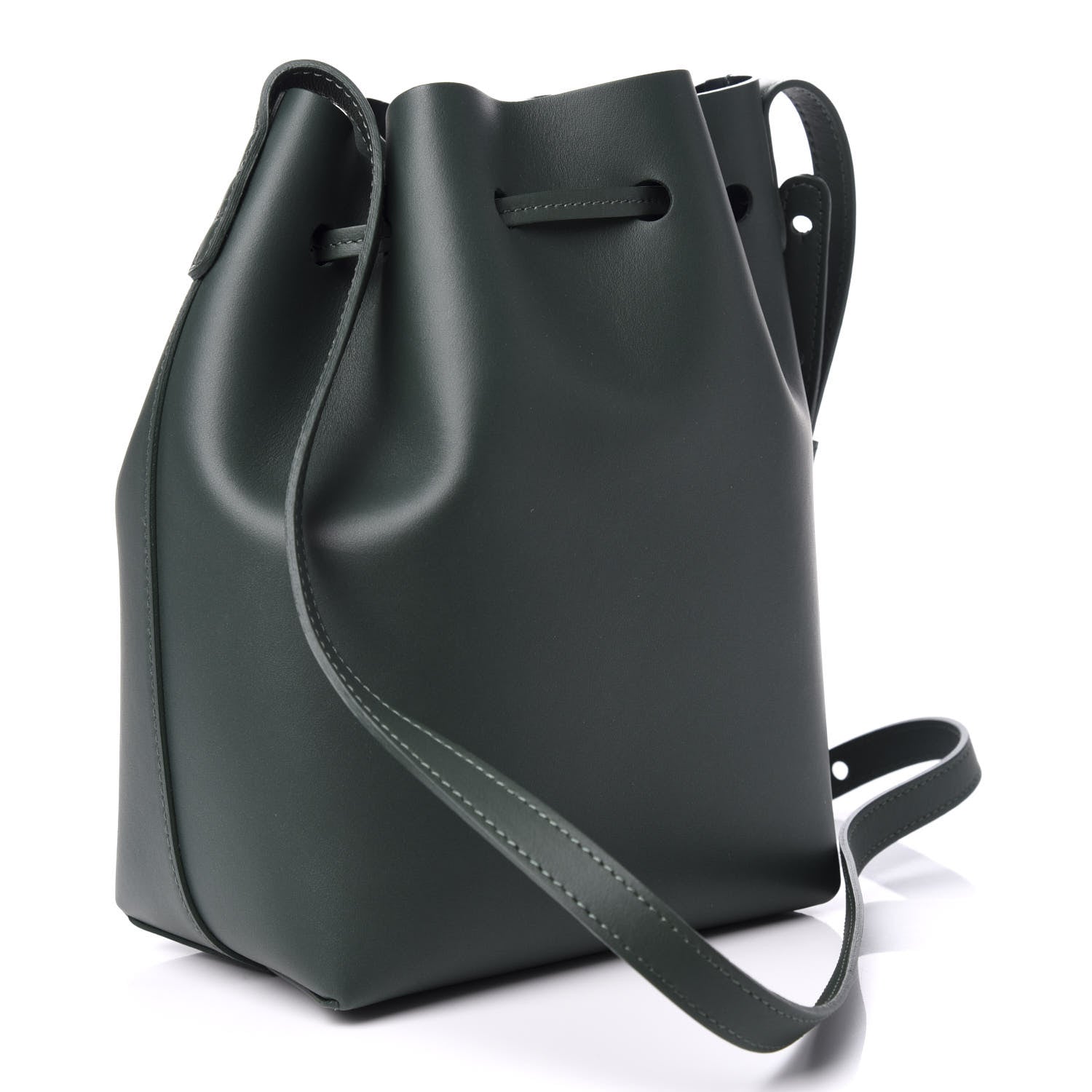 Mansur Gavriel Calfskin Mini Bucket Bag Moss 3 of 8