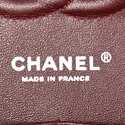 Chanel Lambskin Quilted Medium Double Flap  Black 6 of 10