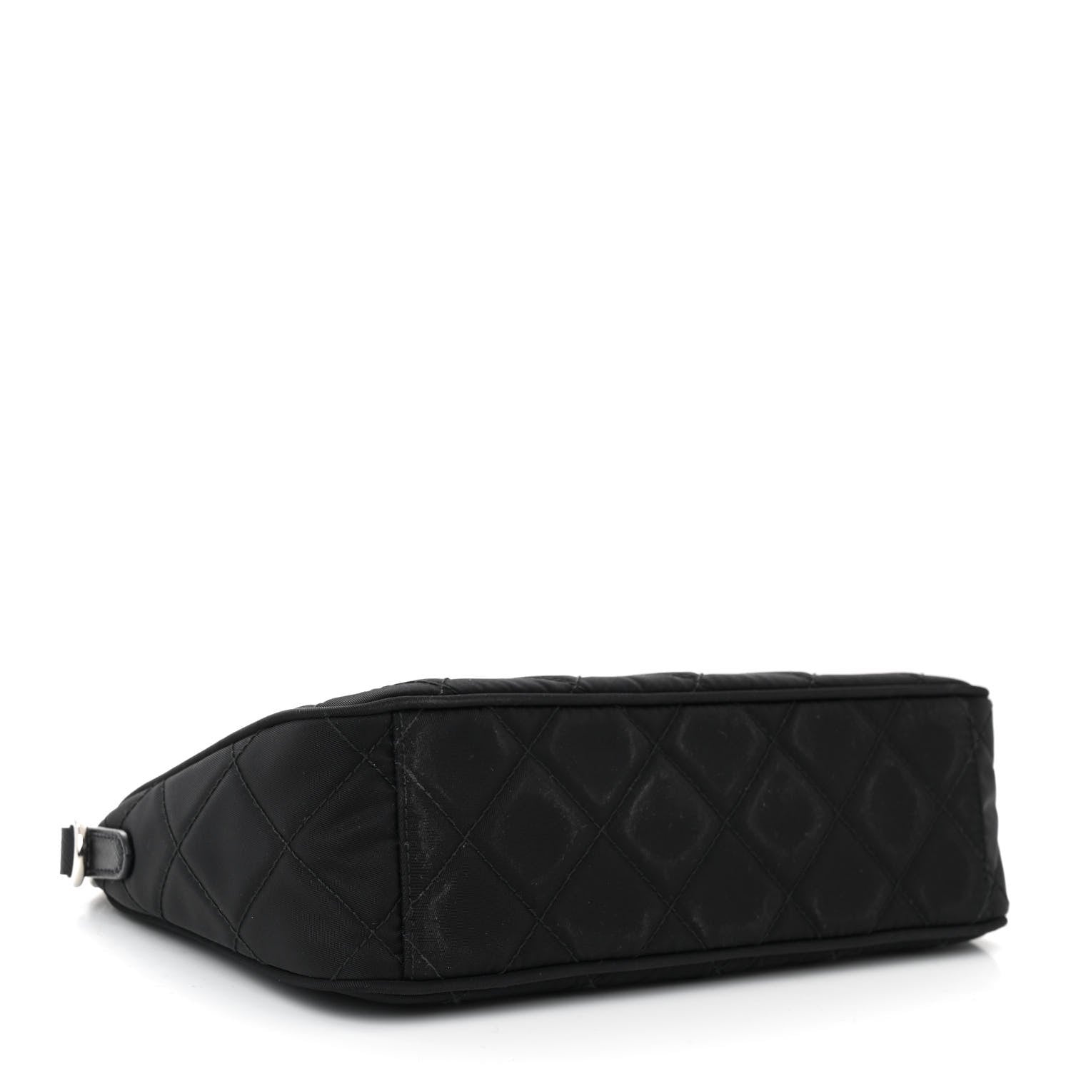 Prada Nylon Tessuto Impuntu Quilted Crossbody Bag Black 4 of 10