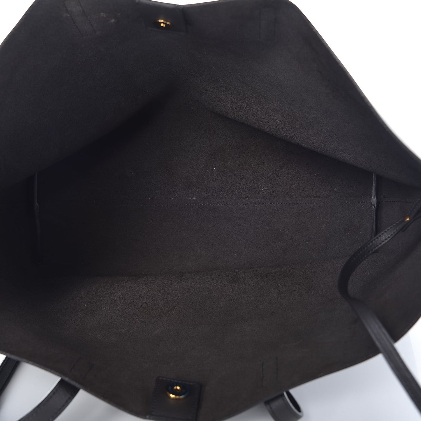 Calfskin Large Shopping Tote Dark Grey