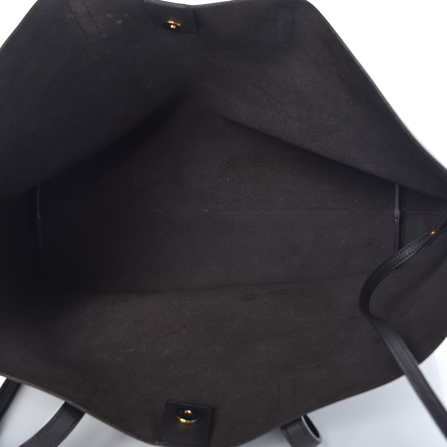 Saint Laurent Calfskin Large Shopping Tote Dark Grey 6 of 15