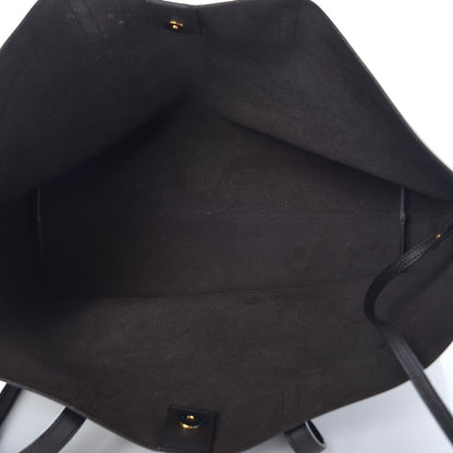 Saint Laurent Calfskin Large Shopping Tote Dark Grey 6 of 15