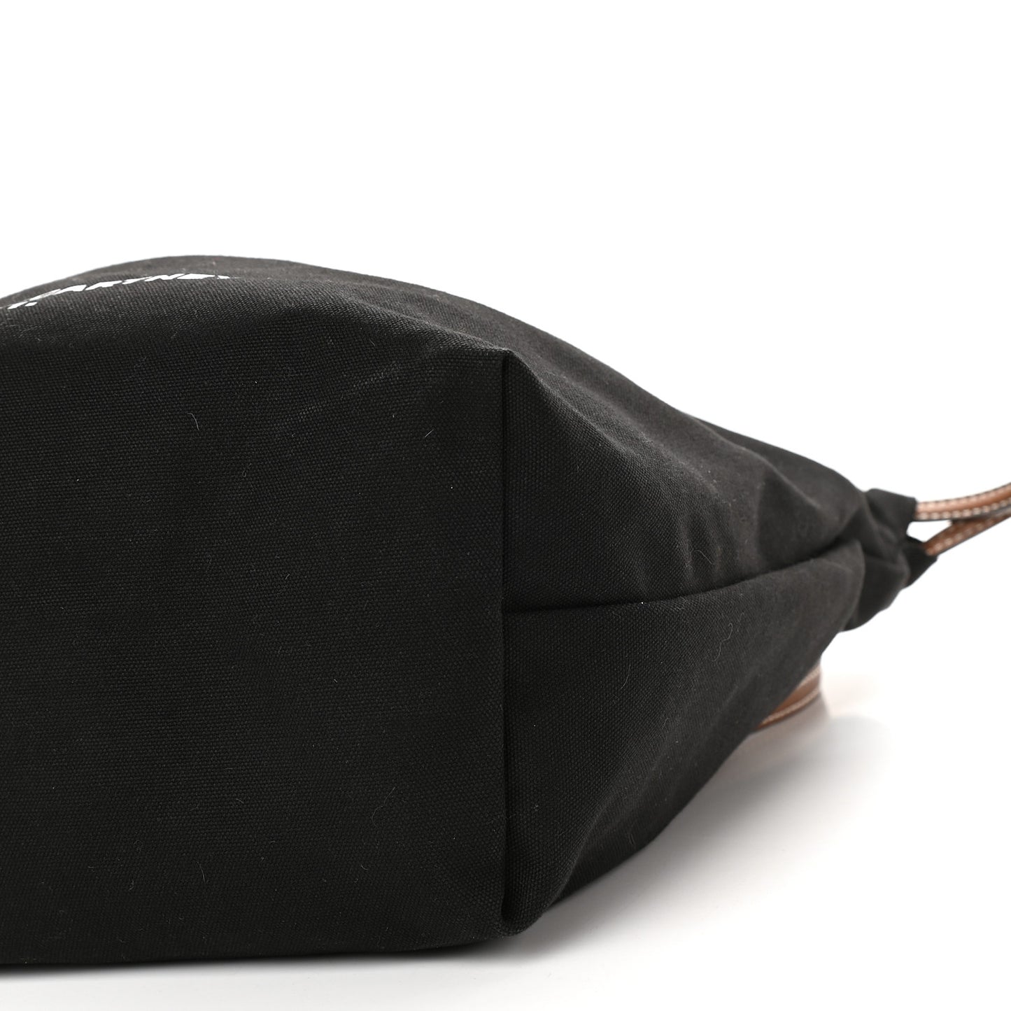 Canvas Printed Drawstring Tote Bag Black