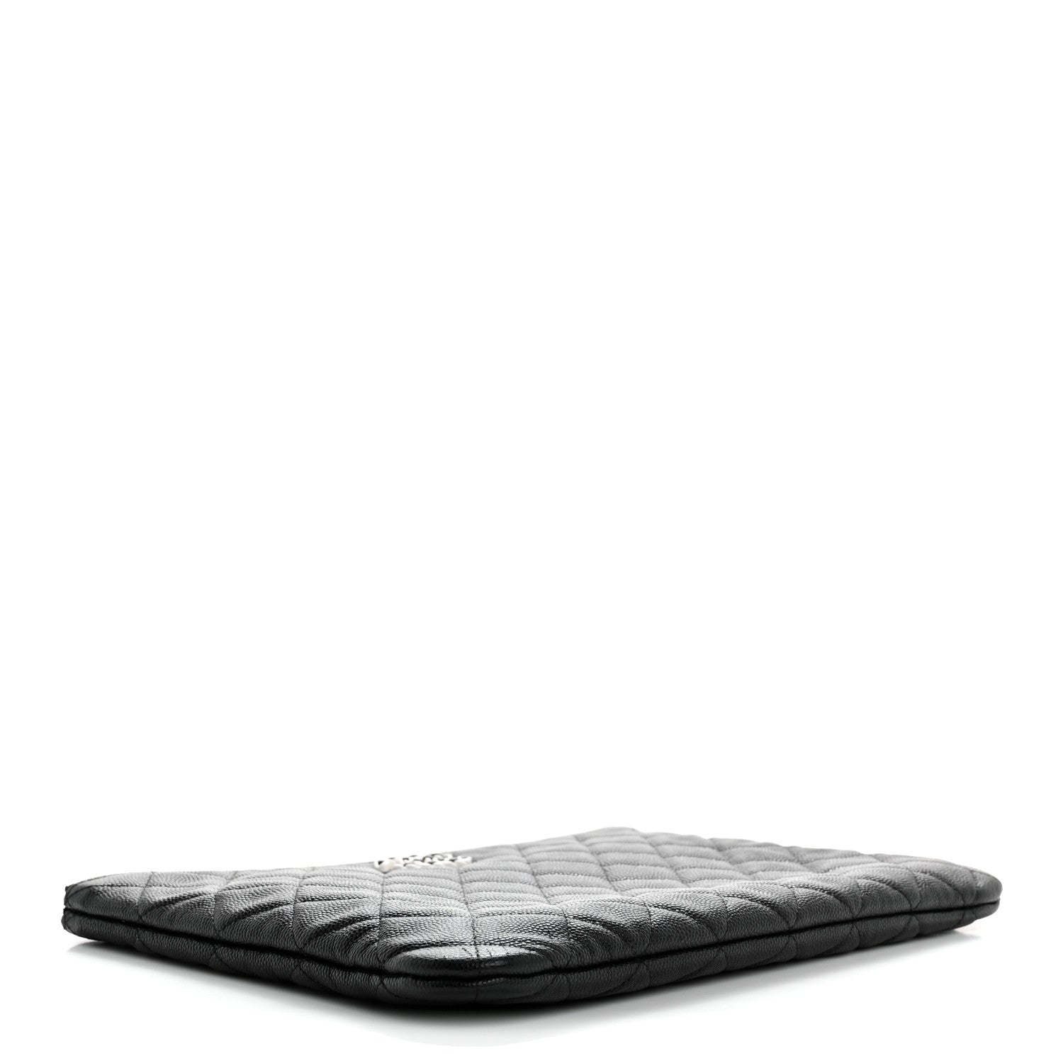 Chanel Caviar Quilted Medium Chanel 19 Cosmetic Case Black 4 of 9