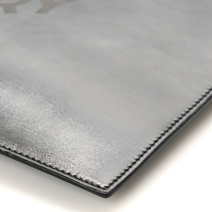 Burberry Smooth Calfskin TB Patch Zip Pouch Black Multicolor 7 of 7