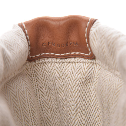 Hermes Canvas Barenia Fourbi 20 PM Pouch Naturel Fauve 7 of 10