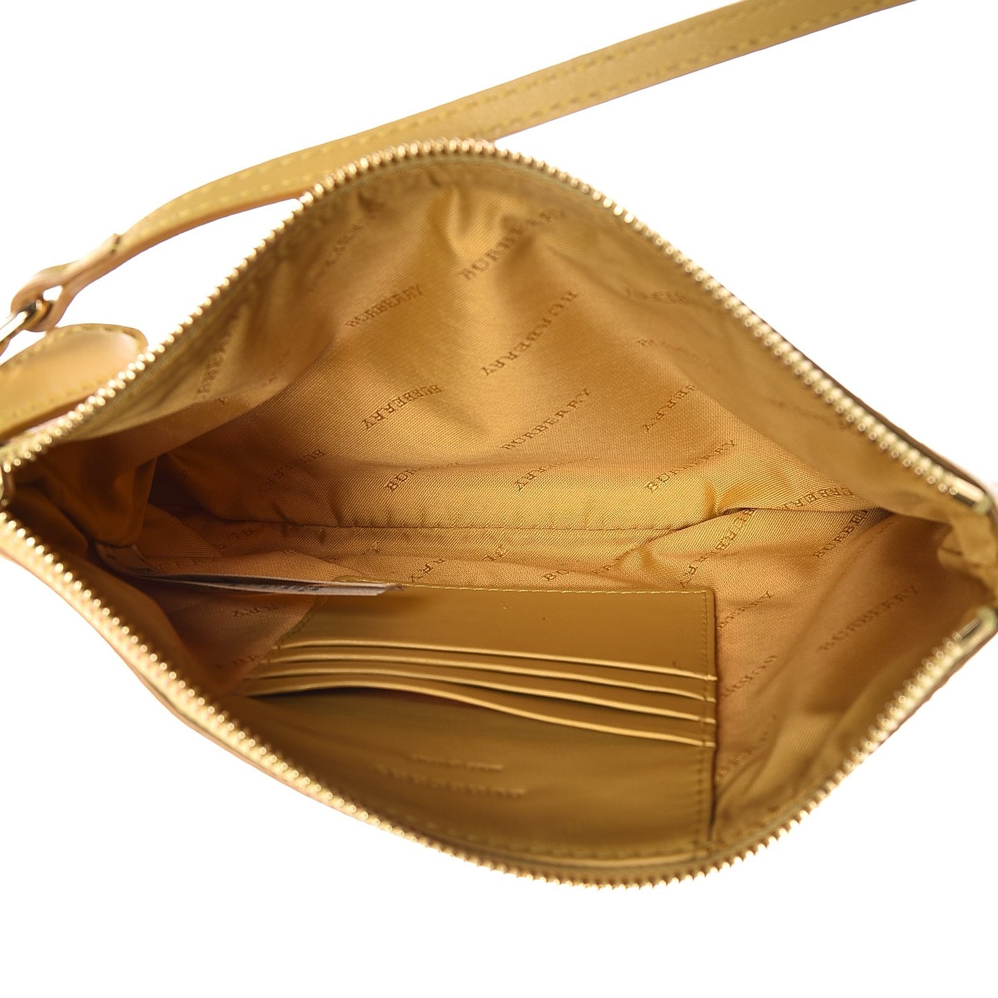 Horseferry Check Peyton Crossbody Clutch Bag Yellow