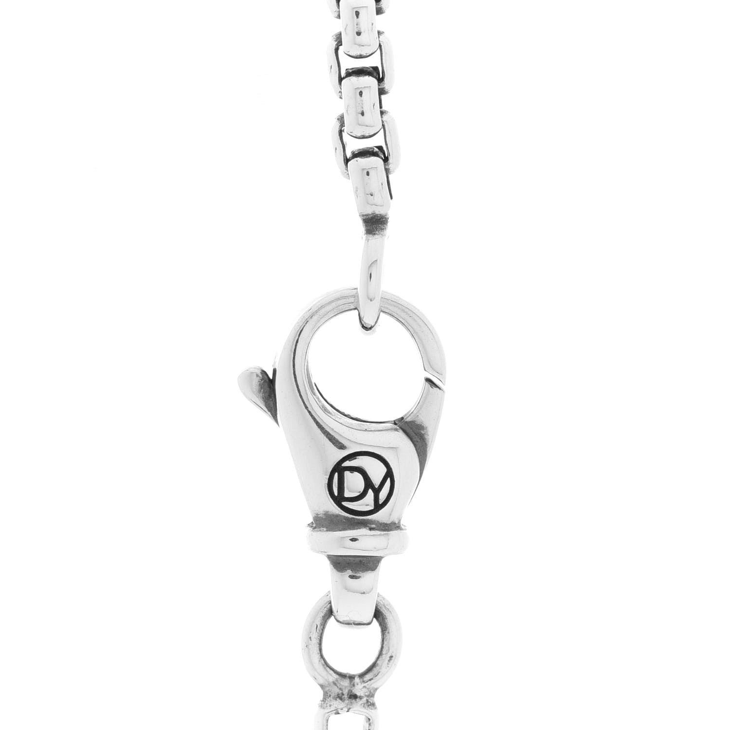 David Yurman Sterling Silver 2.7mm Small Box Chain Necklace 24" 5 of 6