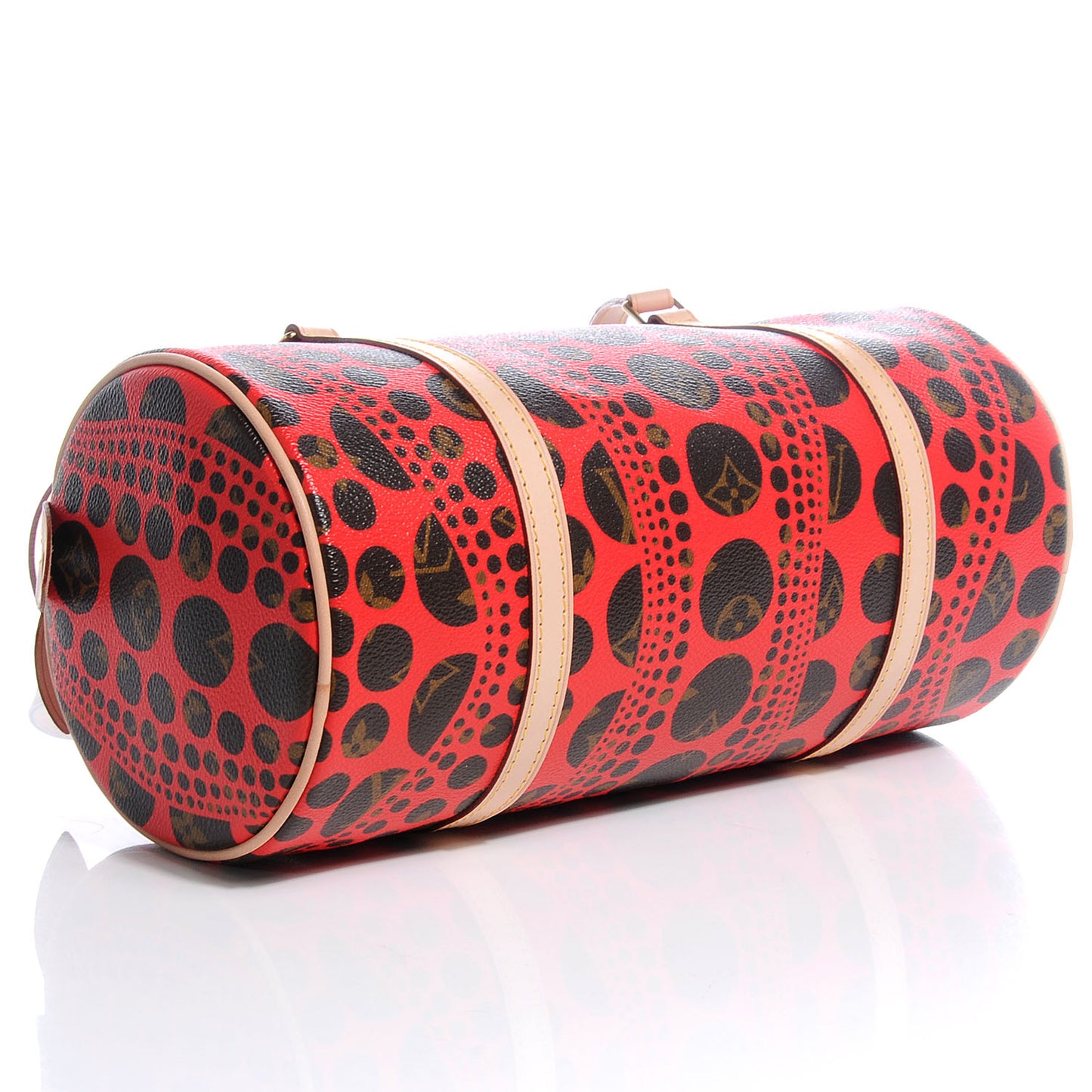 Monogram Kusama Pumpkin Dots Papillon 30 Red