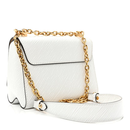 Louis Vuitton Epi Twist Shoulder Bag PM White 4 of 10