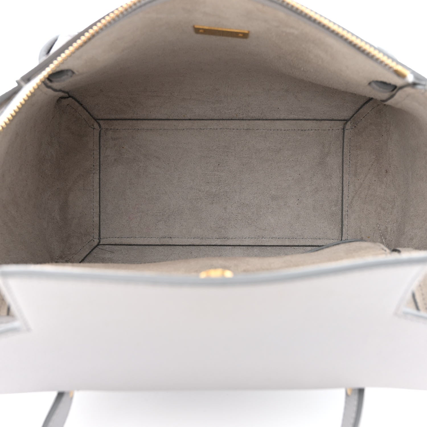 Celine Grained Calfskin Micro Belt Bag Cloud 5 of 14