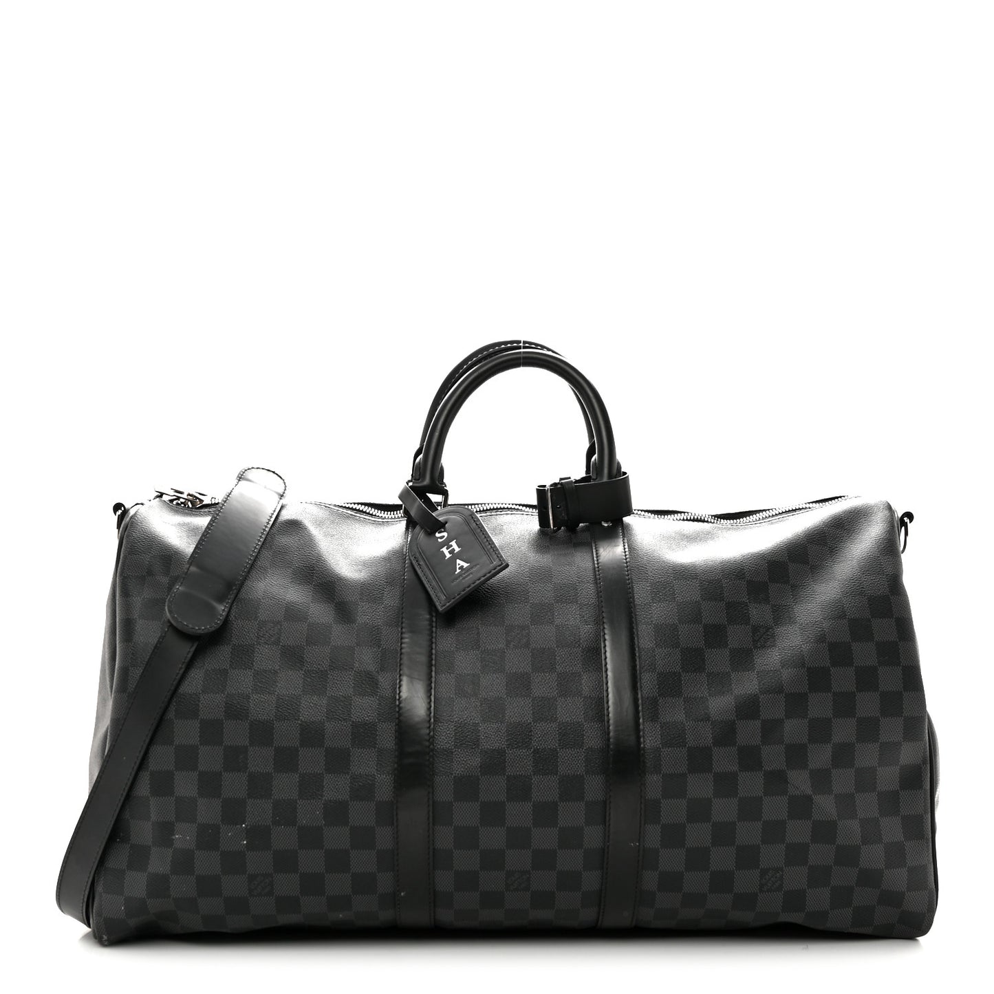 Damier Graphite Keepall Bandouliere 55