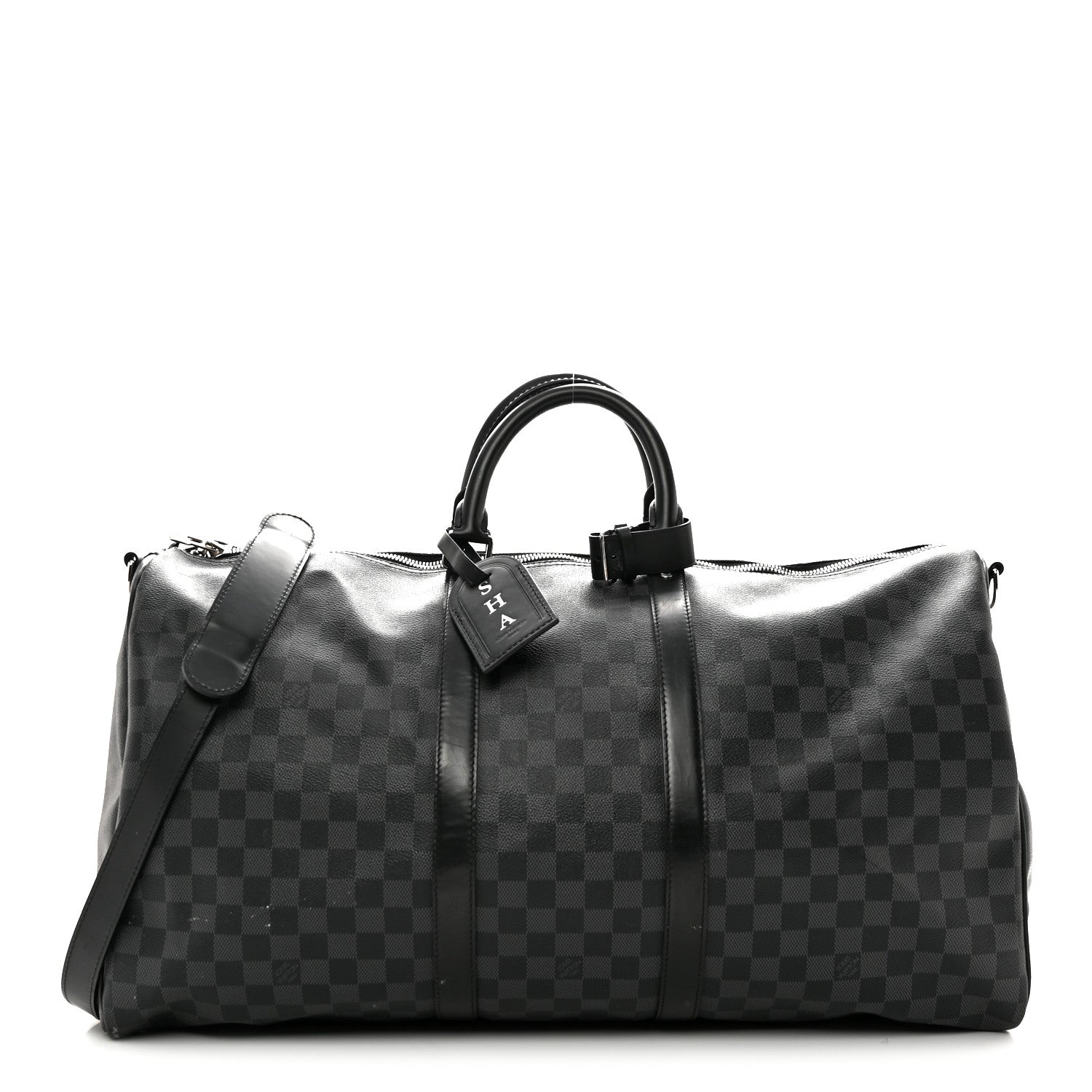 Louis Vuitton Damier Graphite Keepall Bandouliere 55 1 of 14