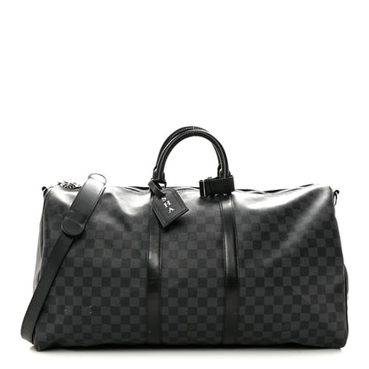 Louis Vuitton Damier Graphite Keepall Bandouliere 55 1 of 14