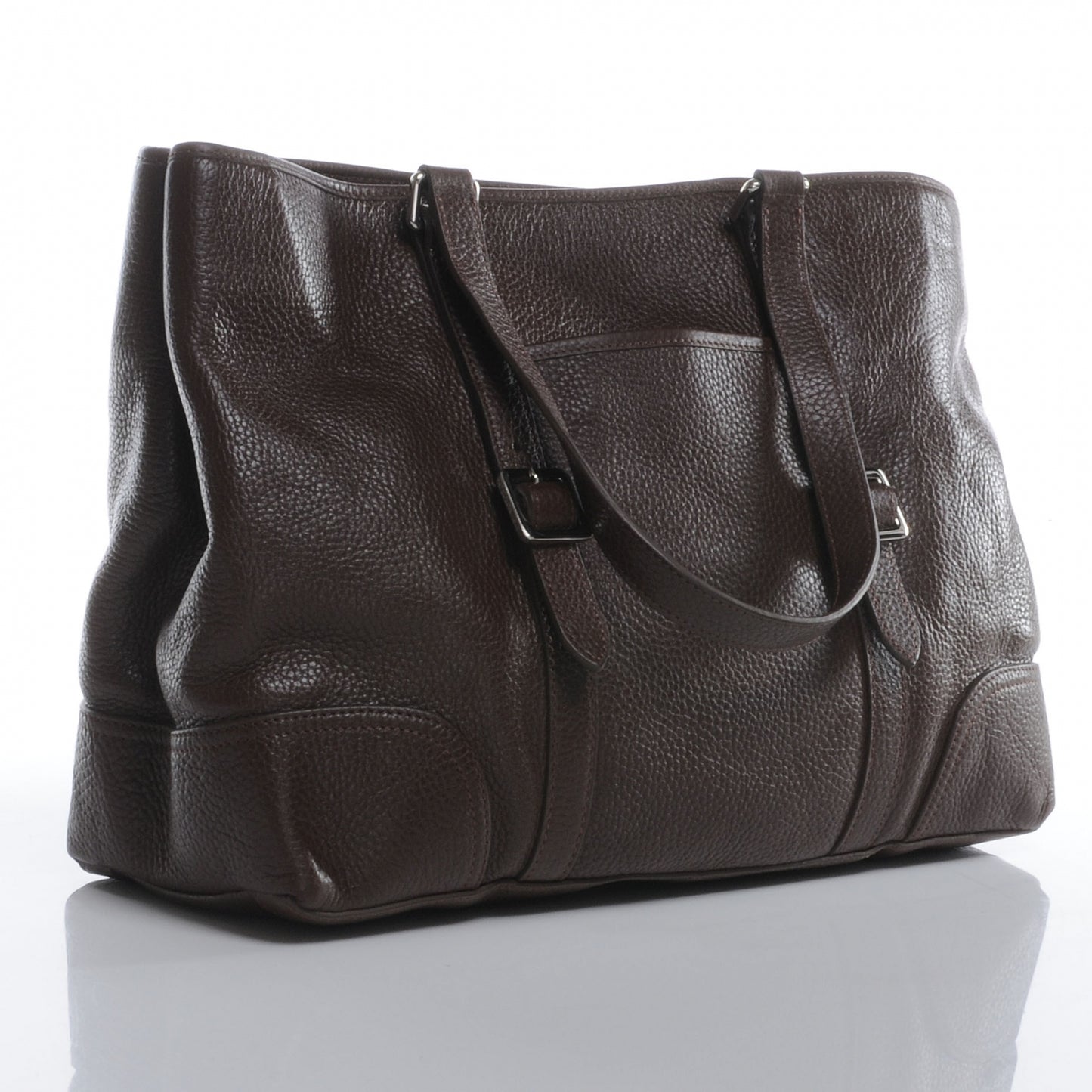 Vitello Daino Shoulder Bag Bruciato