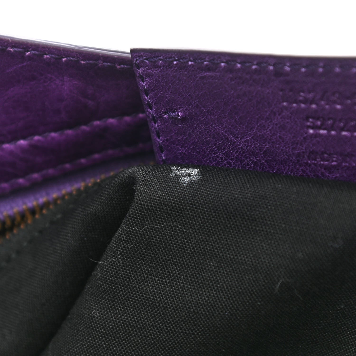 Balenciaga Agneau Classic Hardware City Dark Violet 13 of 14