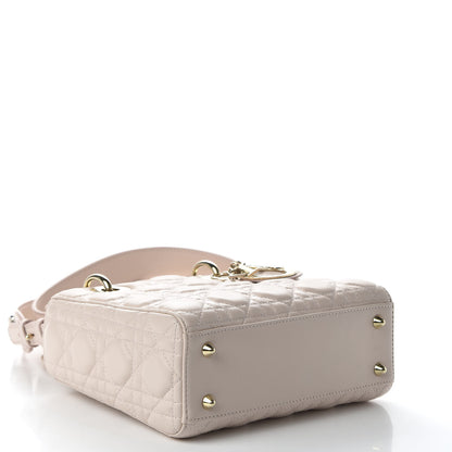 Christian Dior Lambskin Cannage Small Lucky Badges My Lady Dior Pink 4 of 9