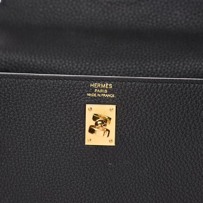 Hermes Togo Kelly Retourne 25 Black 5 of 9