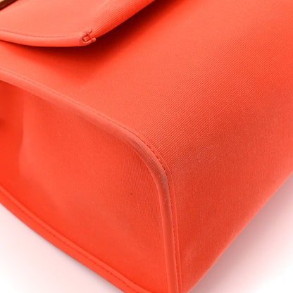 Hermes Toile Vache Hunter Herbag Zip 31 PM Orange Natural Orange Natural 16 of 21
