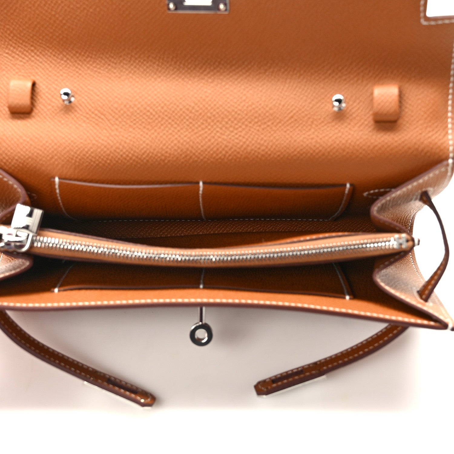 Hermes Epsom Kelly Wallet To Go Gold 5 of 11