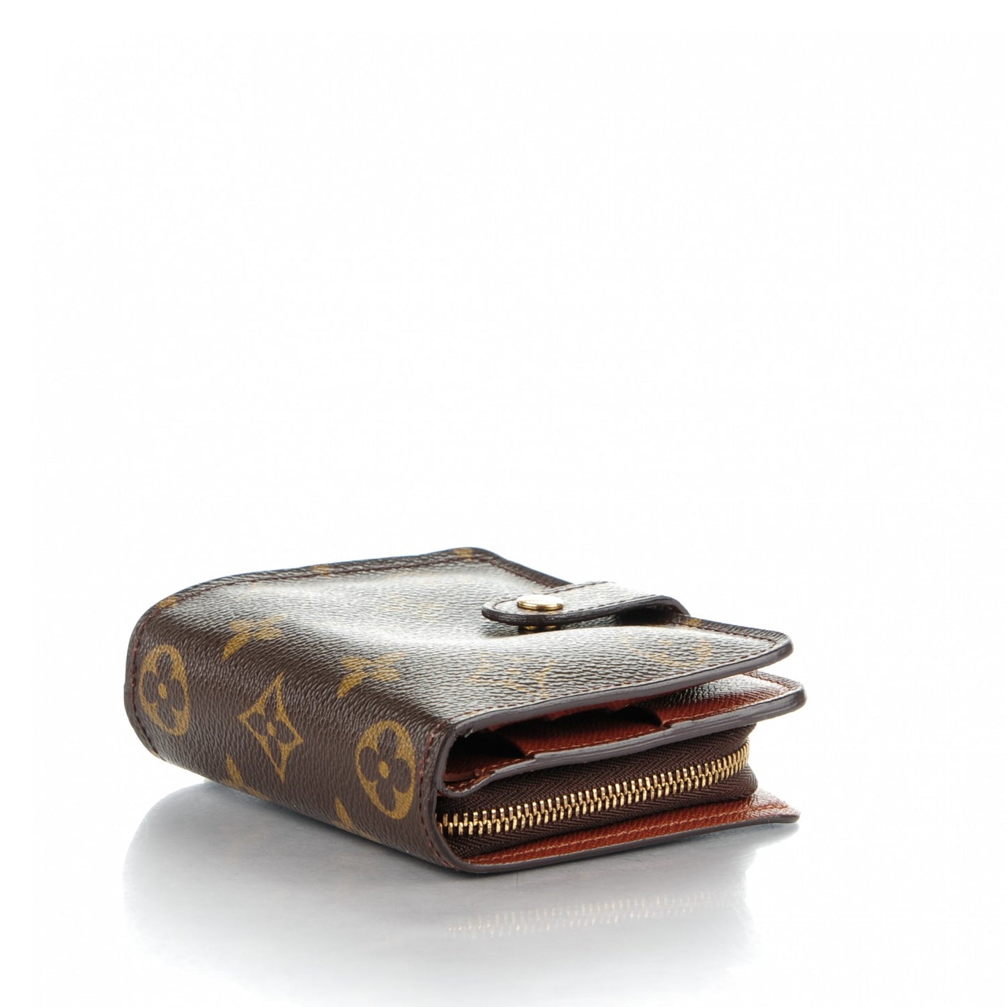 Monogram Compact Zippe Zipped Wallet