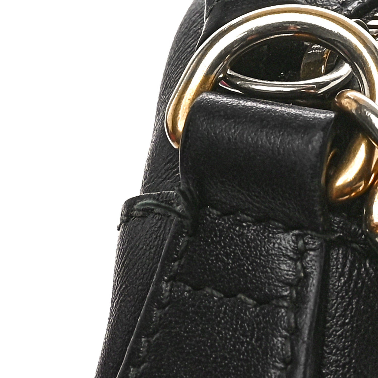 Gucci Calfskin Matelasse Small GG Marmont Chain Shoulder Bag Black 13 of 13