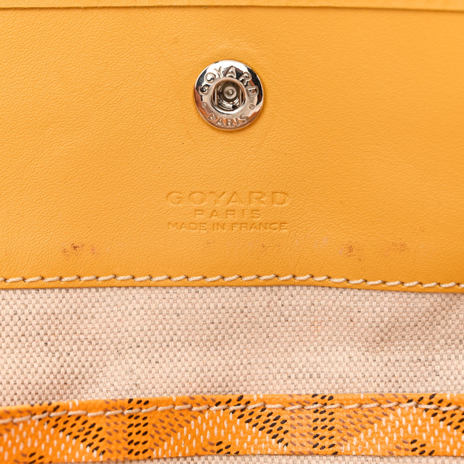 Goyard Goyardine Saint Louis GM Yellow 8 of 13