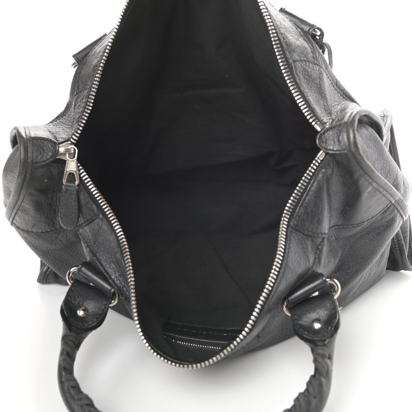 Agneau Giant 21 Silver Hardware Work Black