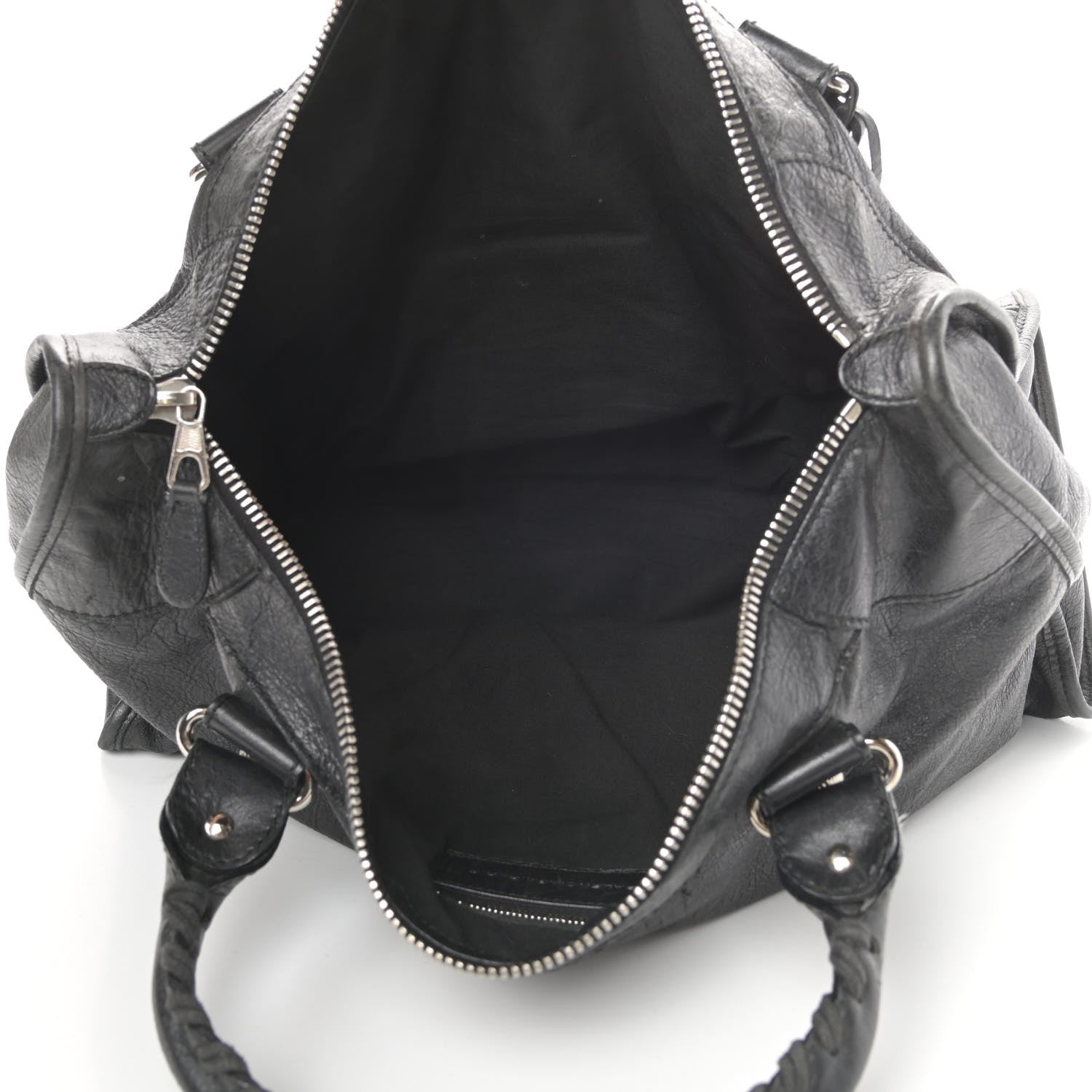 Balenciaga Agneau Giant 21 Silver Hardware Work Black 5 of 18