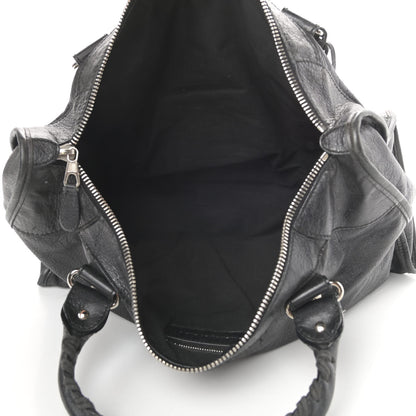 Balenciaga Agneau Giant 21 Silver Hardware Work Black 5 of 18